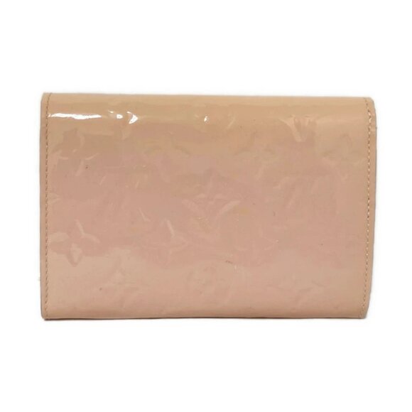 Auth LOUIS VUITTON Portofoil Sala Compact M90926 Rose Ballerine Monogram Vernis - Picture 2 of 9